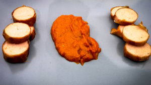 Currywurst mit Mango-Curry-Sauce