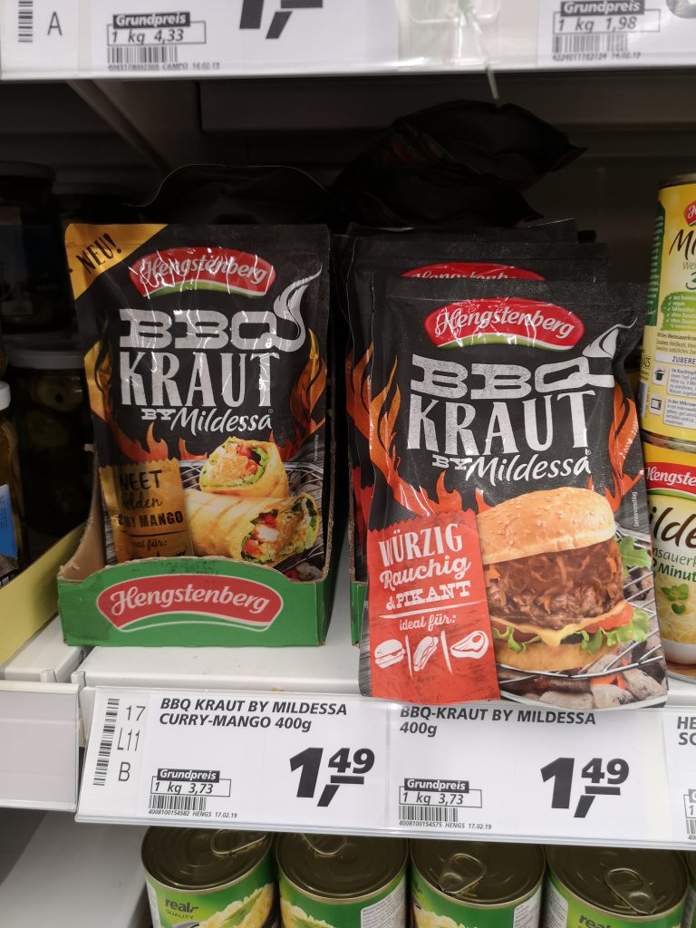 Hengstenberg BBQ Kraut Barbecue Rezepte