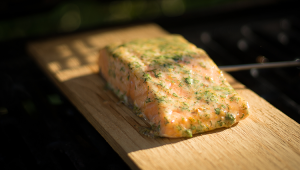 Lachs mit Mayonnaise Marinade