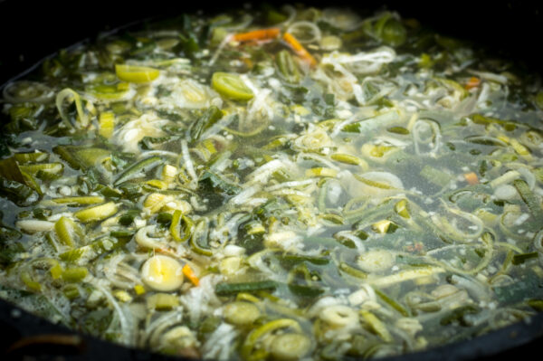 Gemüse Suppe im Dutch Oven