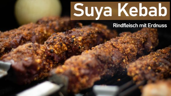 Suya Kebab - Rindfleisch mit Erdnusskruste