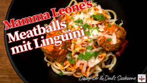 Mamma Leone’s Meatballs mit Linguini