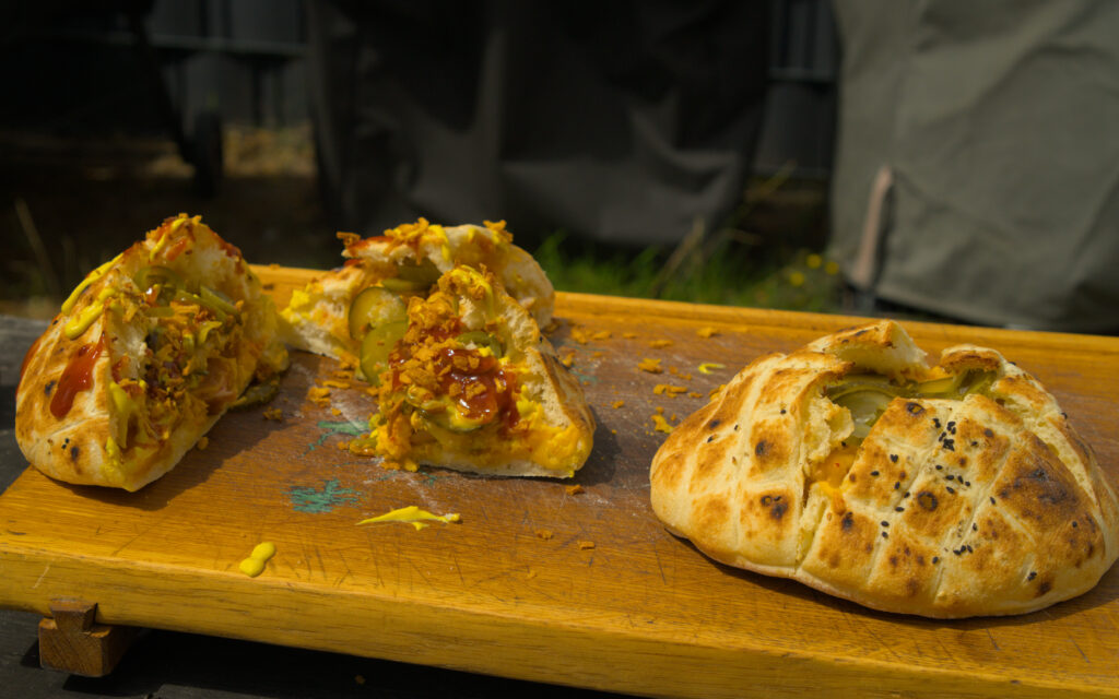 Hot Dog Zupfbrot