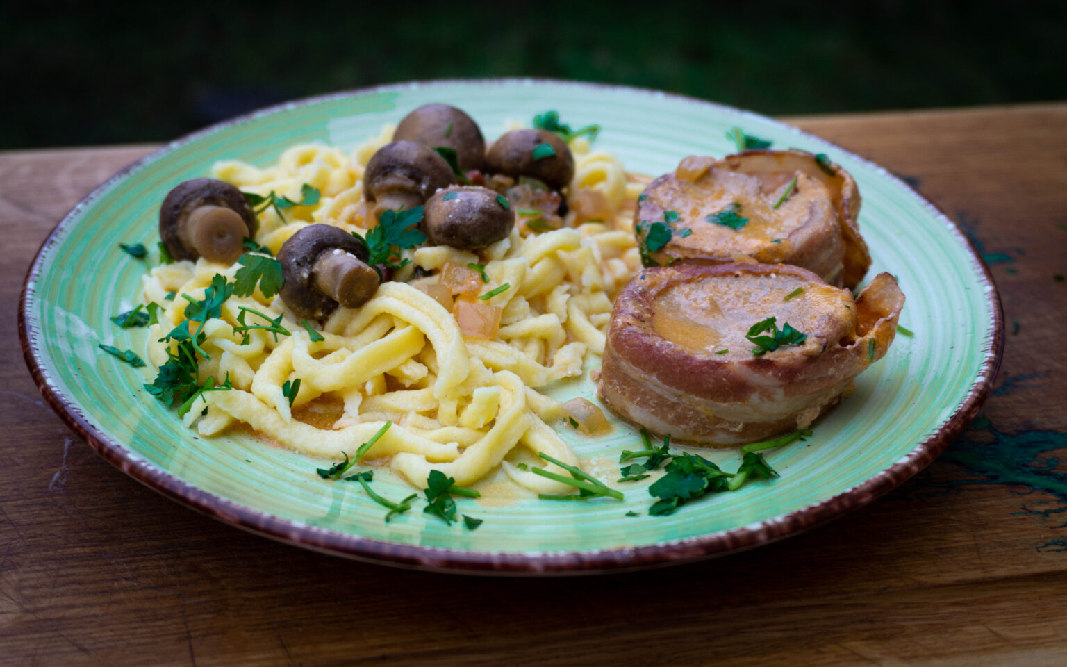 Filettopf mit Champignons - Dutch Oven - Barbecue Rezepte