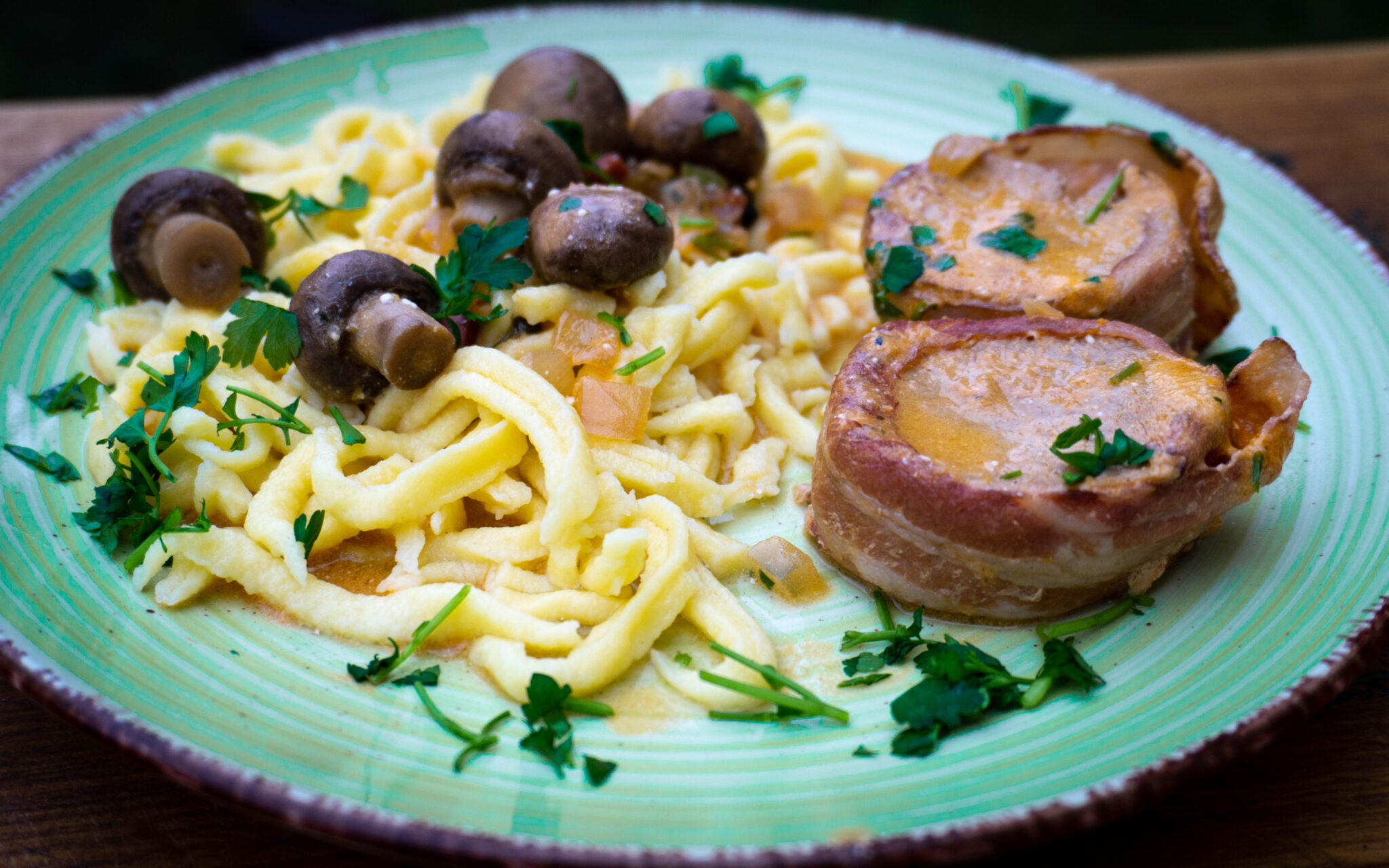 Filettopf mit Champignons - Dutch Oven - Barbecue Rezepte