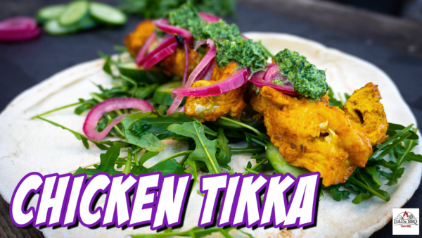 Chicken Tikka mit Chutney und Onions