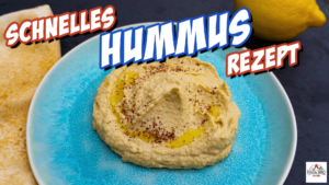 Hummus die orientalische Kichererbsen Spezialität