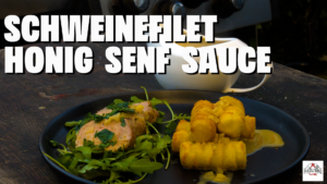 Schweinefilet in Senf Honig Sauce aus dem Dutch Oven