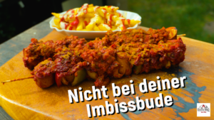 Currywurst Schaschlik gibt es nicht an der Imbissbude