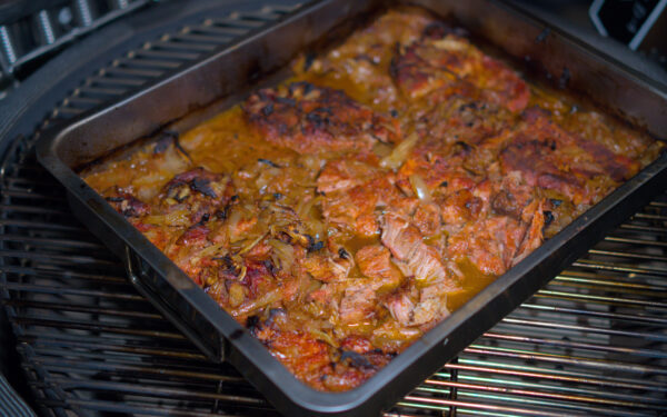 Zwiebelfleisch vom Grill