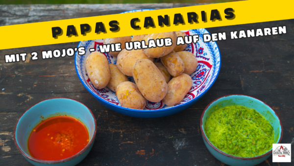 Papas Canarias mit Mojo Picón und Mojo Verde