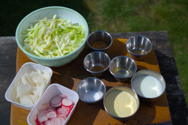 Zutaten bayrischer Coleslaw