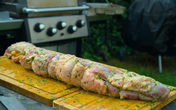 Argentinisch gefülltes Flank Steak