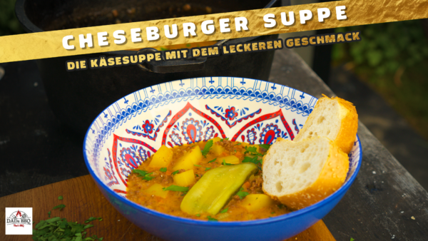 Cheeseburger Suppe aus dem Dutch Oven