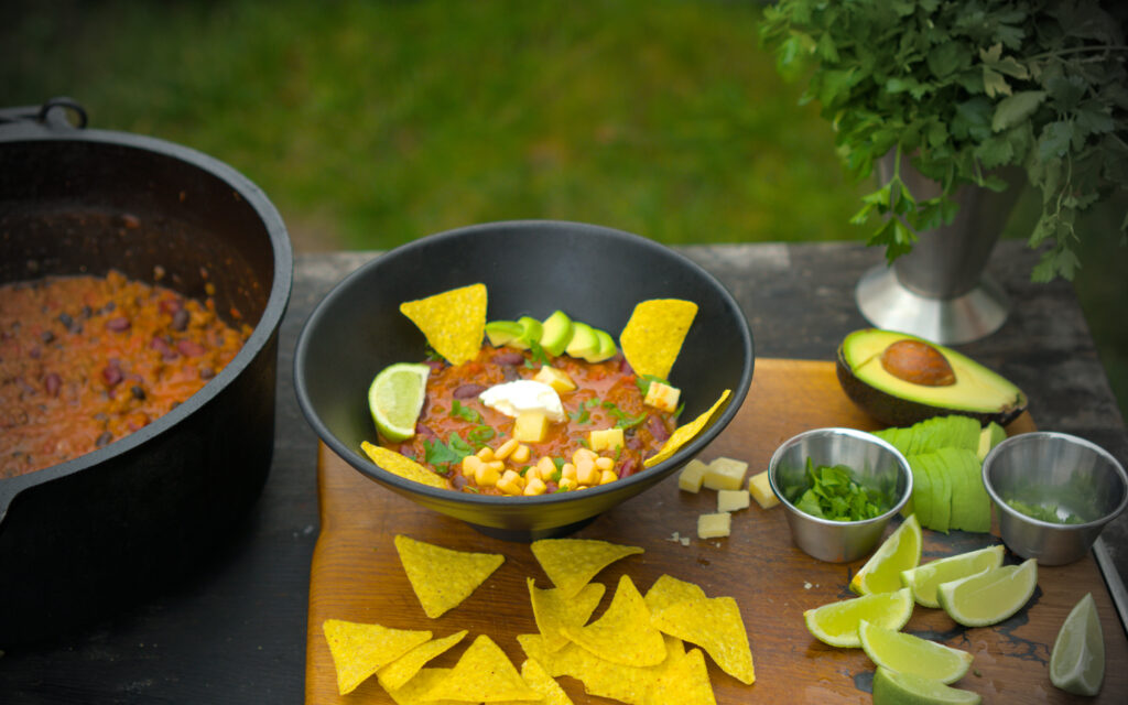 Toppings für eine Taco Suppe