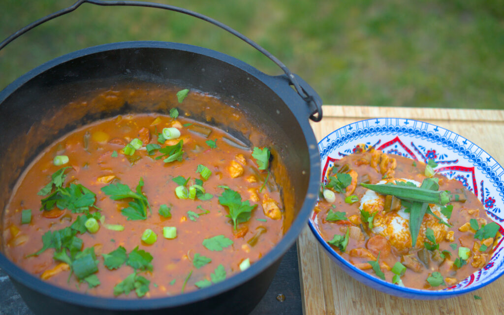 Gumbo aus dem Dutch Oven