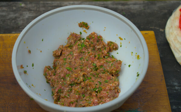 Hackfleisch für Arayes
