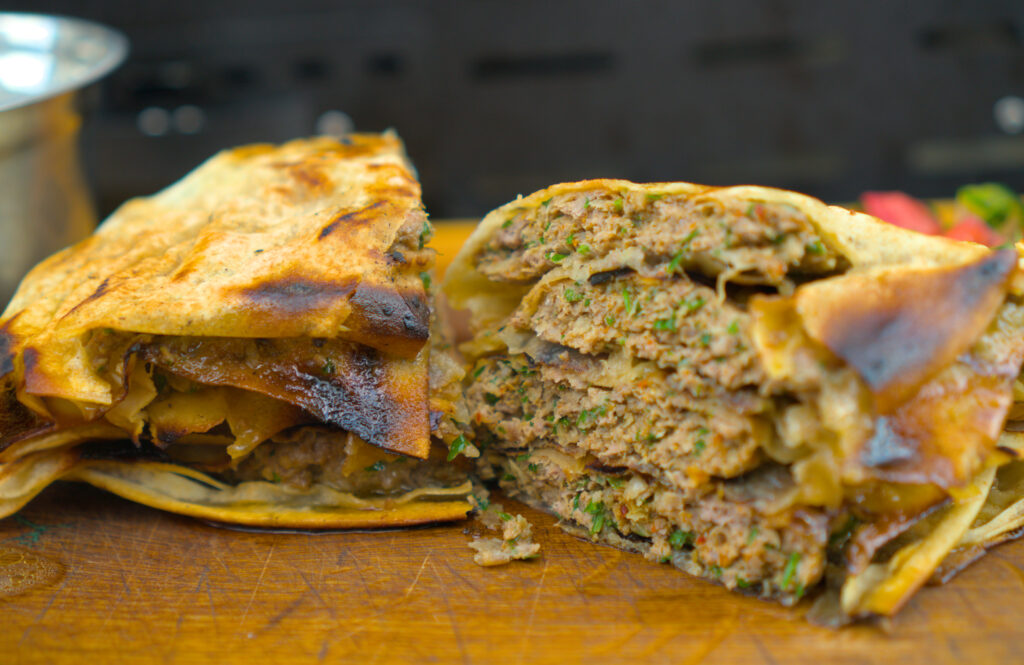 Arayes von der Plancha