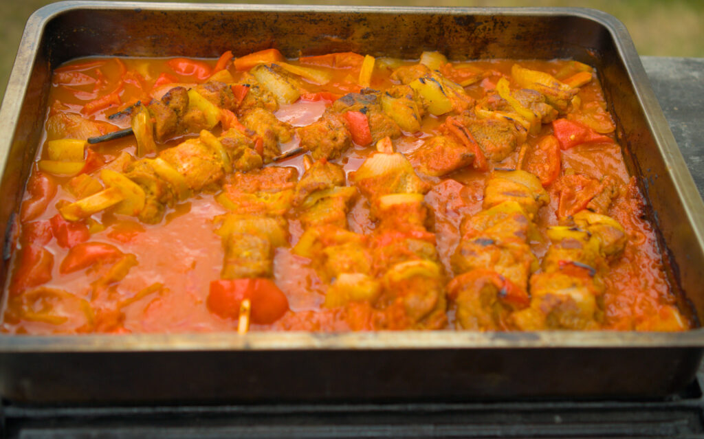 Imbissbude-Schaschlik