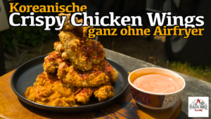 Chicken Wings vom Grill: Knusprig Panierte Wings mit Korean Jalapeño Mayo