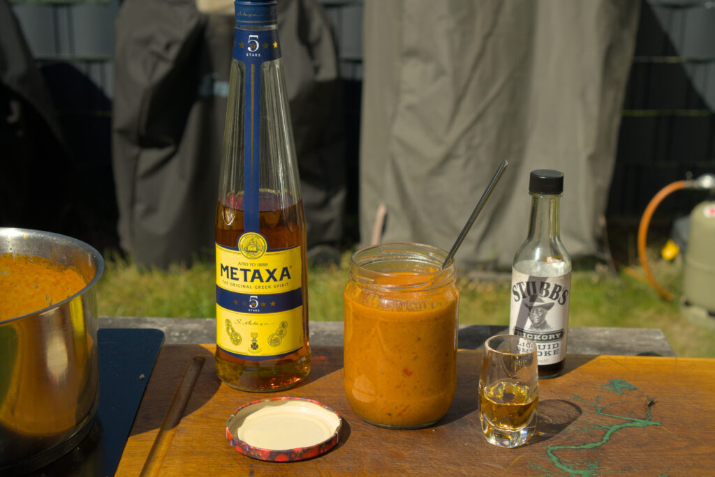 BBQ Metaxa Sauce