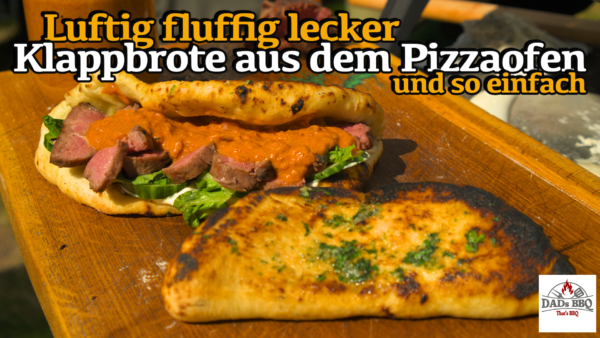 Luftige Klappbrote aus dem Pizzaofen – Einfaches Hefeteig-Rezept mit Knoblauchöl Luftige Klappbrote aus dem Pizzaofen – Einfaches Hefeteig-Rezept mit Knoblauchöl