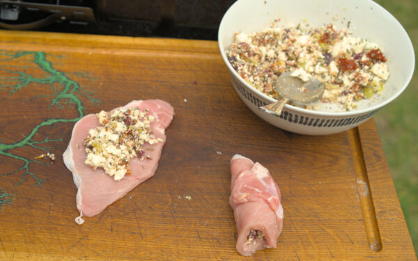 Fleisch füllen
