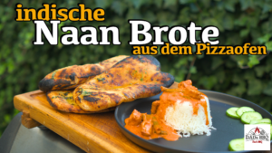 Garlic Naan Brot aus dem Pizzaofen | Einfaches Rezept wie aus dem Tandoor