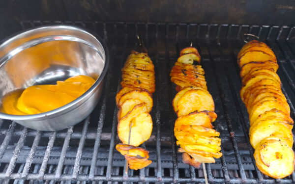 Spiralkartoffeln vom Grill Spiralkartoffeln vom Grill