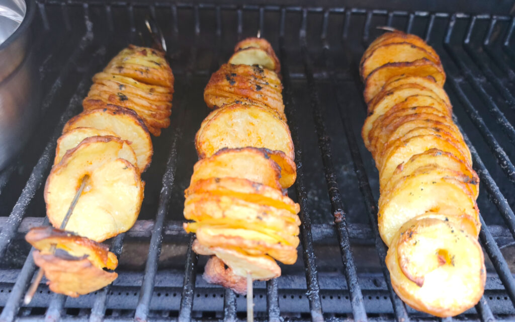 Spiralkartoffeln vom Grill