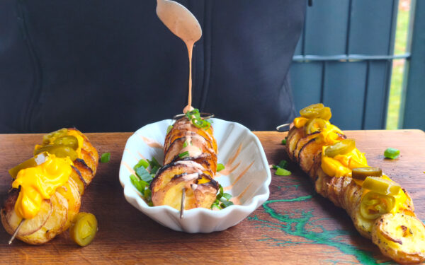 Spiralkartoffeln wie vom Weihnachtsmarkt Spiralkartoffeln wie vom Weihnachtsmarkt