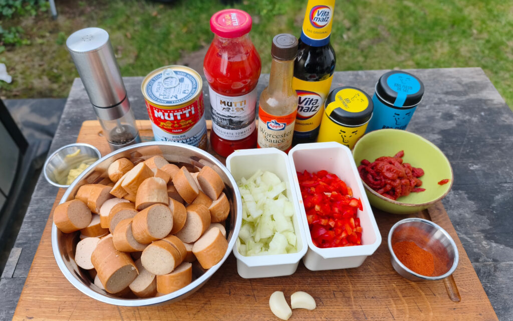 Zutaten Currywurst Suppe