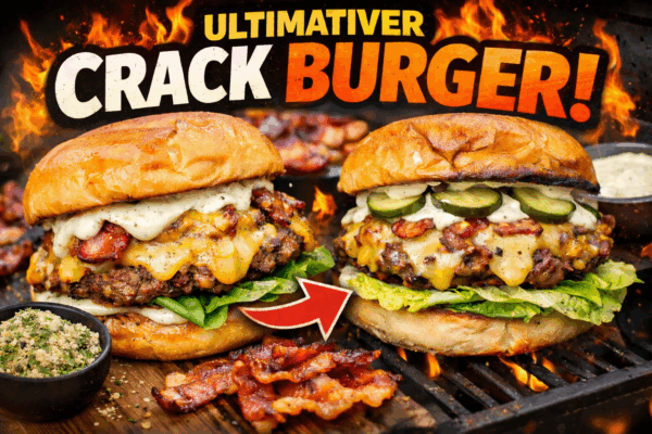 Crack Burger – das virale Trend-Rezept, das süchtig macht
