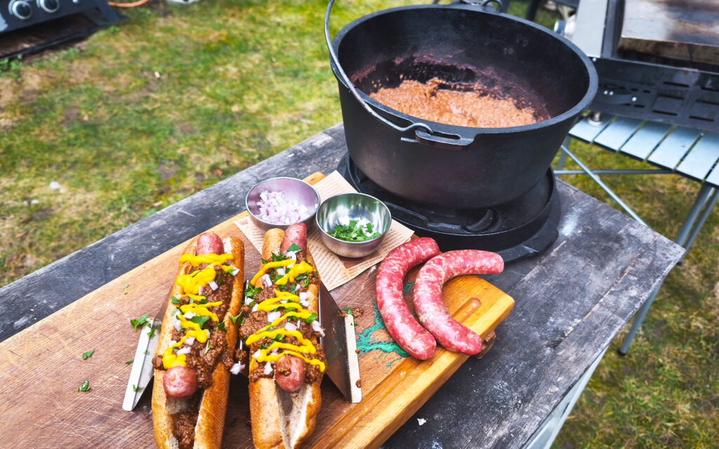 Chili Dog Street Food mit Geschichte