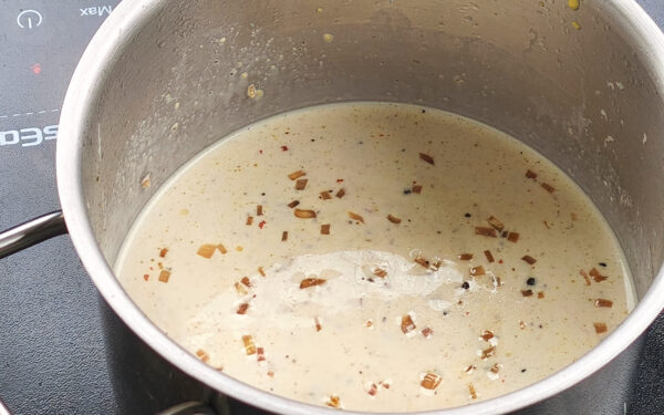 Sahne zur Sauce Sahne zur Sauce