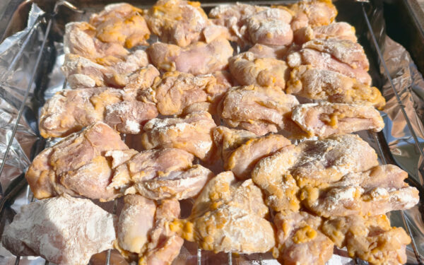 Karaage nach dem Smoker Karaage nach dem Smoker