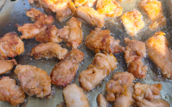 Karaage frittieren Karaage frittieren