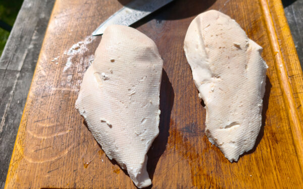 Hähnchen nach Sous Vide