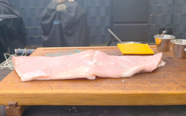 Flank Steak aufgeschnitten