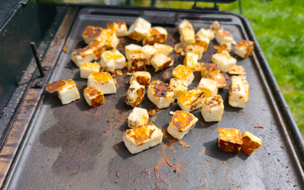Halloumi auf der Plancha