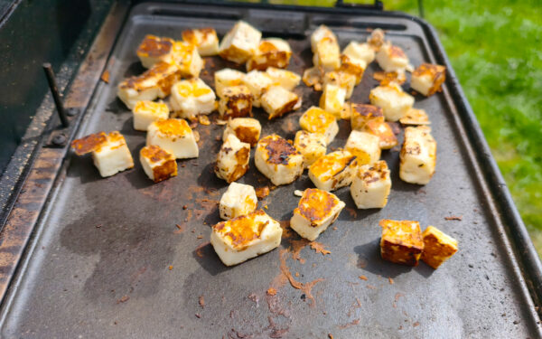 Halloumi auf der Plancha