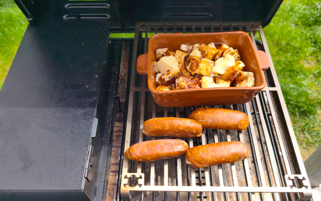 Halloumi im Smoker