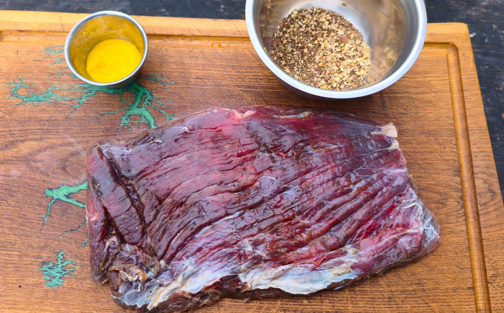 Flank Steak für Pastrami