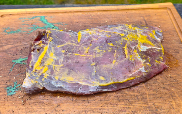 Flank Steak würzen