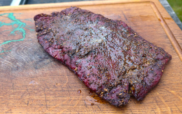 Pastrami vom Flank Steak