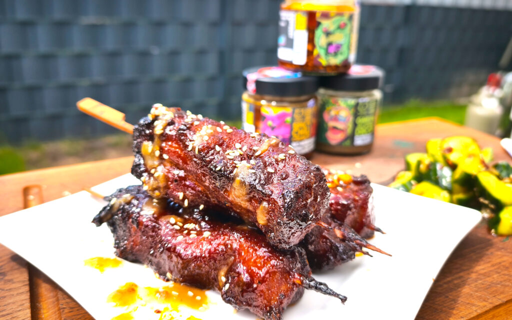 Korean BBQ Style Pork Belly Lollipops