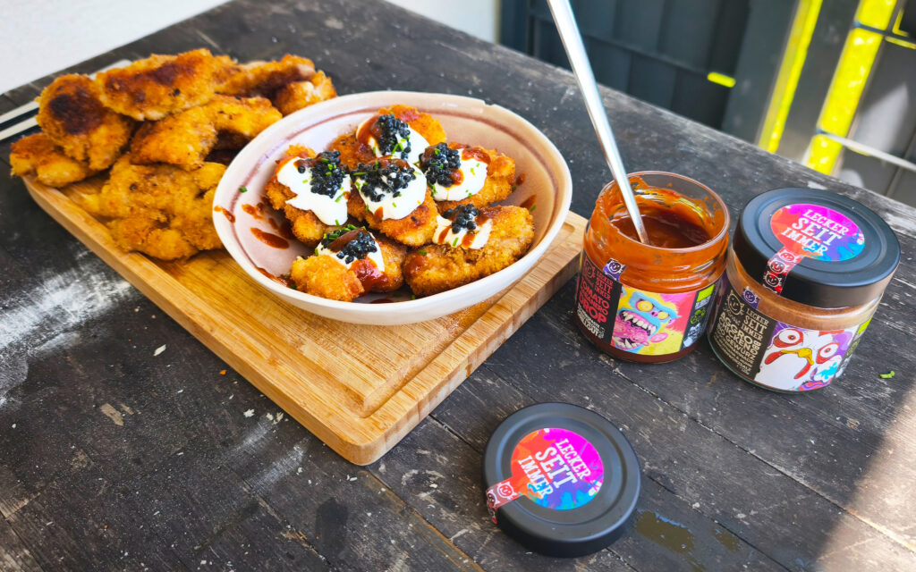 Chicken Nuggets mit Kaviar