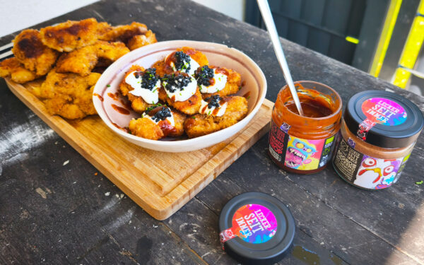 Chicken Nuggets wie auf dem Coachella Festival