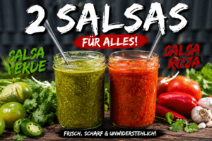 Salsa Verde und Salsa Roja – zwei geniale Saucen für BBQ, Tacos und Pollo Frito
